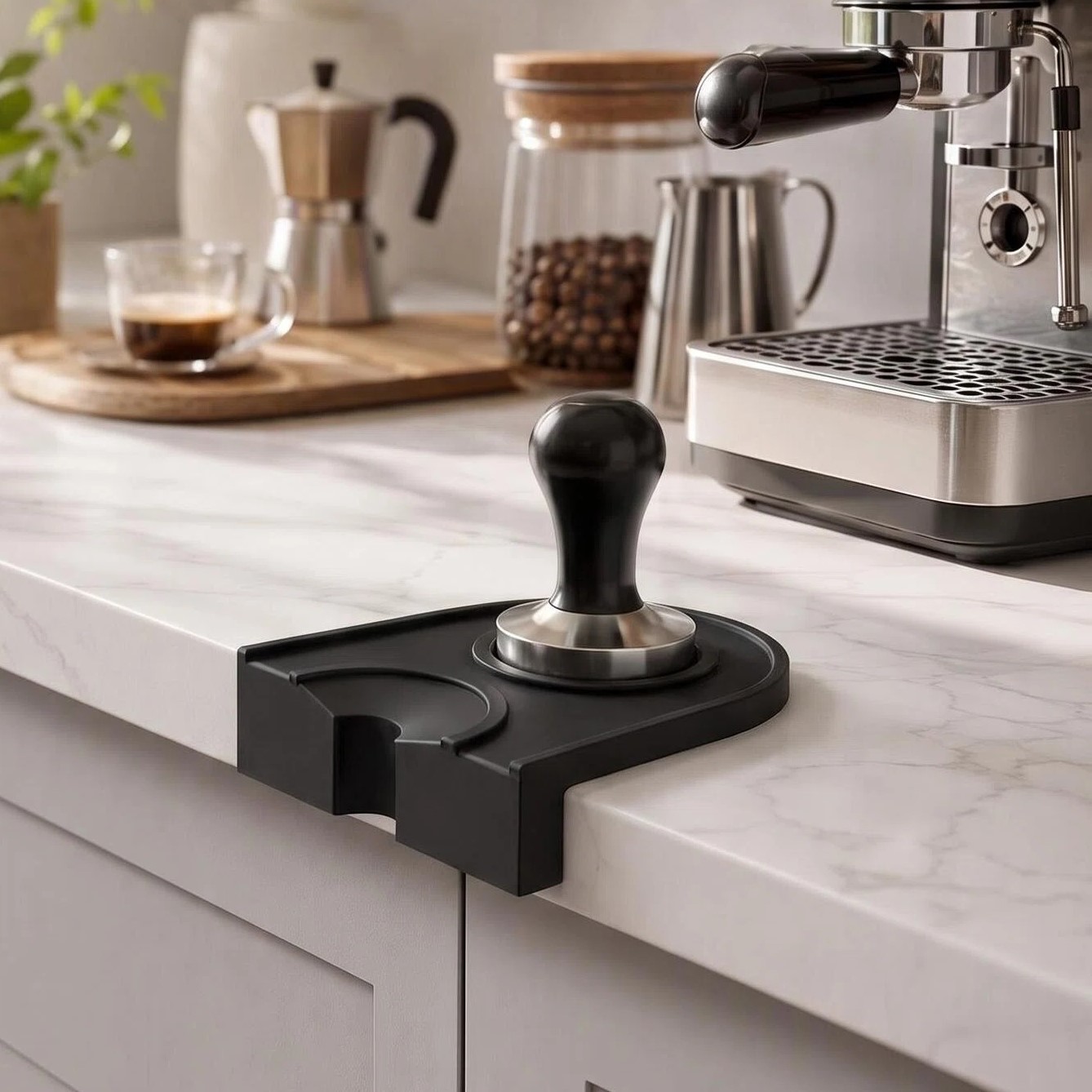 Coffee Equipment Distributor - Coffee Tamper Mat Silicone Small Black