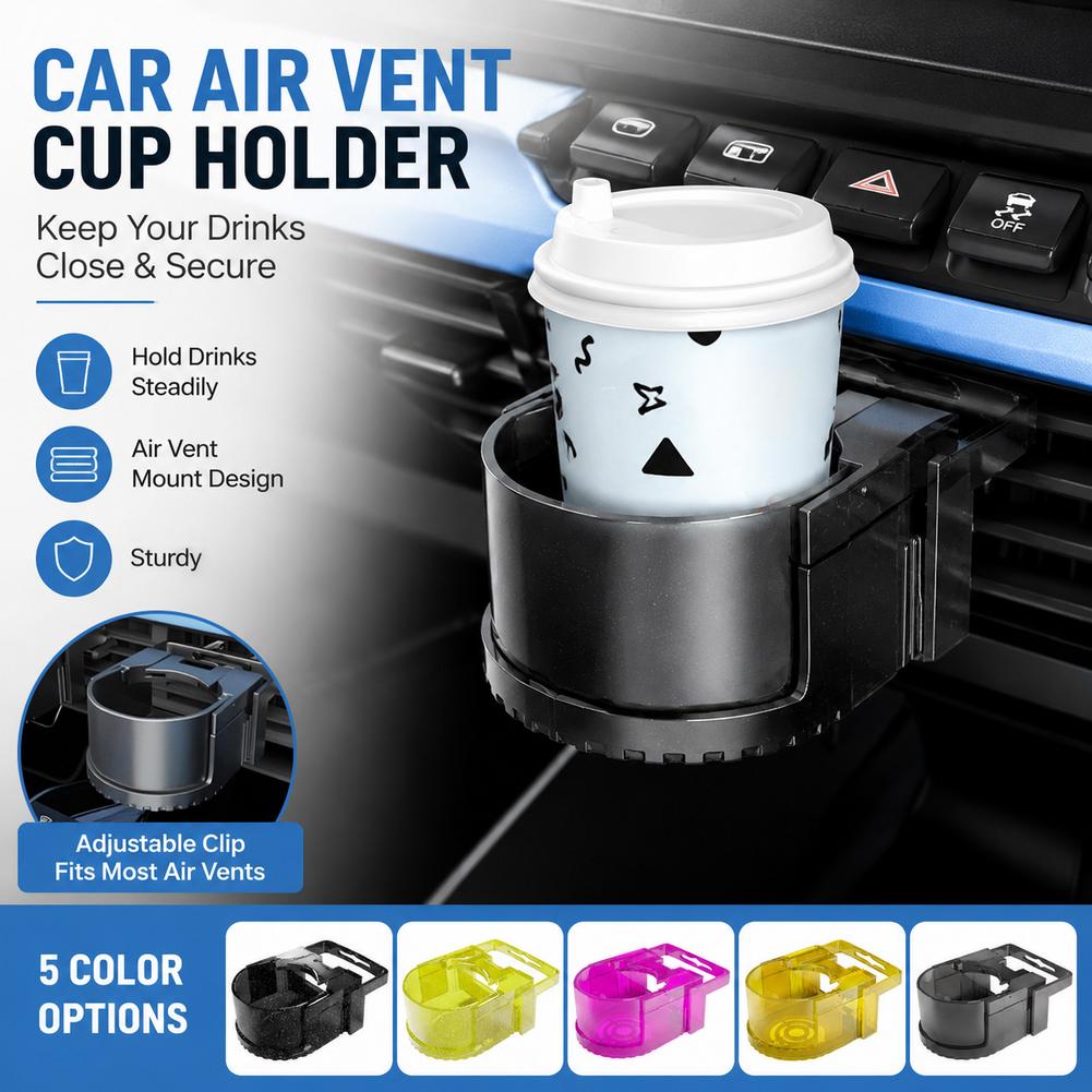 Coffee Equipment Holder - Car Air Outlet Cup Holder Multifunctional