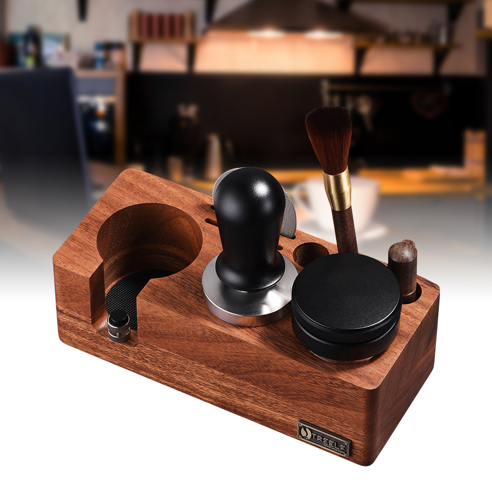 Coffee Equipment Holder - TREELF Coffee Tamper Holder Multifunctional Stand