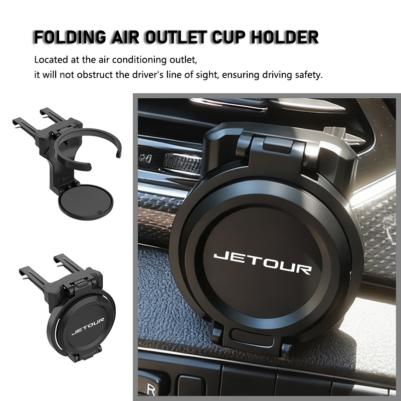 Coffee Equipment Holder - Universal Car Air Outlet Folding Drink