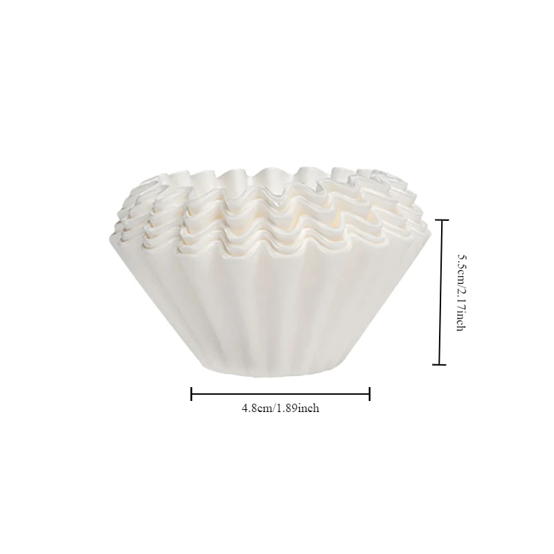 50PCS Kraft Paper Coffee Filte - Coffee Equipment Distributor ulasan dan harga