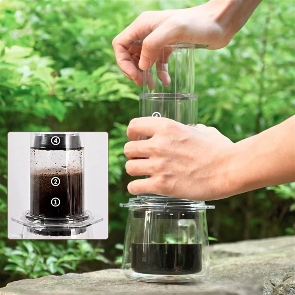 Portable Coffee Kettle French  - Coffee Equipment Camping ulasan dan harga