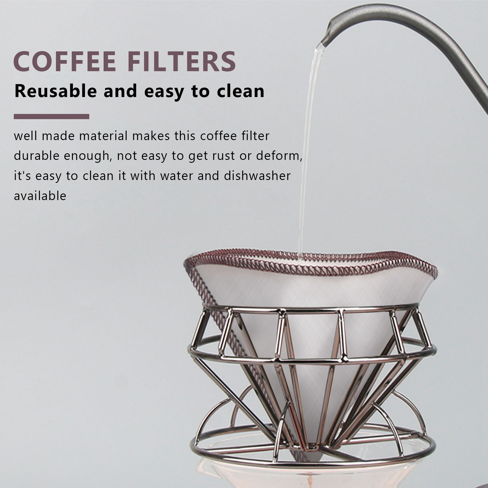 Reusable Pour over Coffee Filt - Coffee Equipment Distributor ulasan dan harga