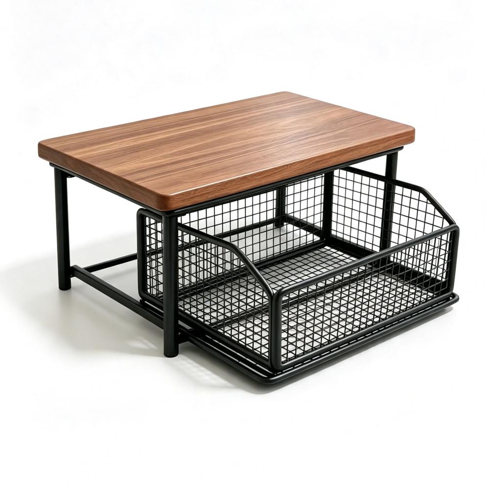 Coffee Maker Storage Rack with - Coffee Equipment Holder ulasan dan harga