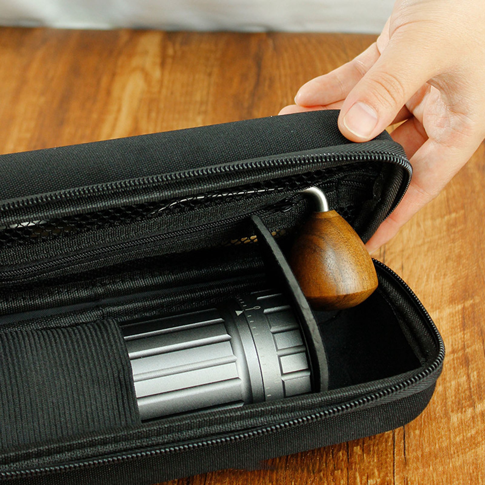 Coffee Grinder Bag Coffee Grin - Coffee Equipment Travel Bag ulasan dan harga