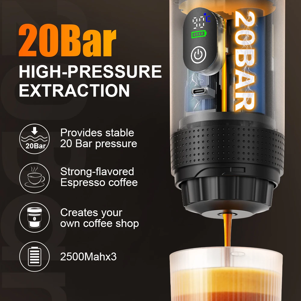 DENOKIN 3-in-1 Capsule Coffee  - Coffee Equipment Camping ulasan dan harga