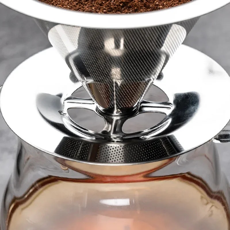 Portable Coffee Filter Stainle - Coffee Equipment Holder ulasan dan harga