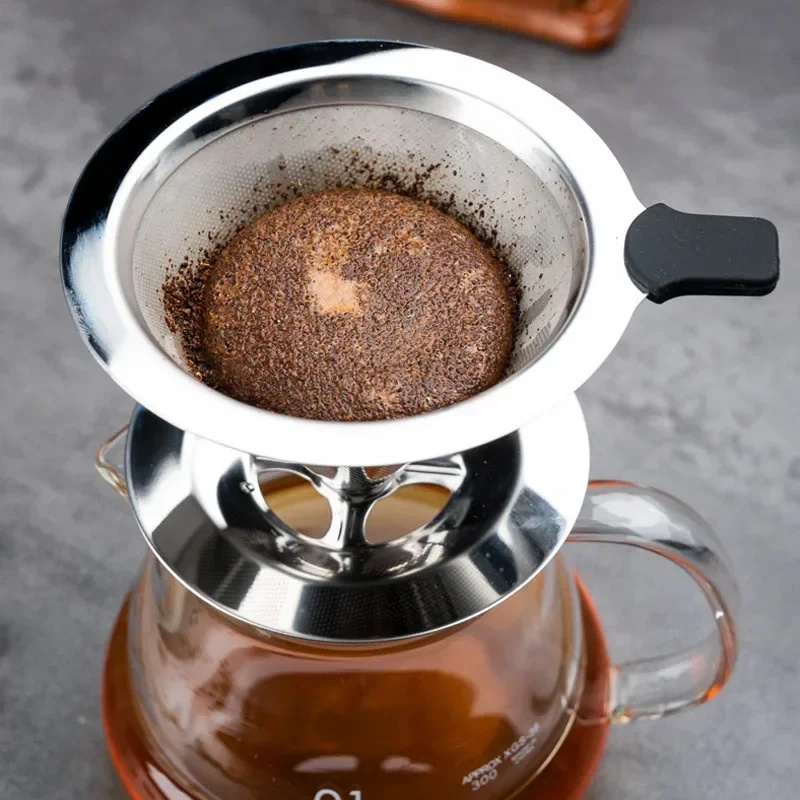 Portable Coffee Filter Stainle - Coffee Equipment Holder ulasan dan harga