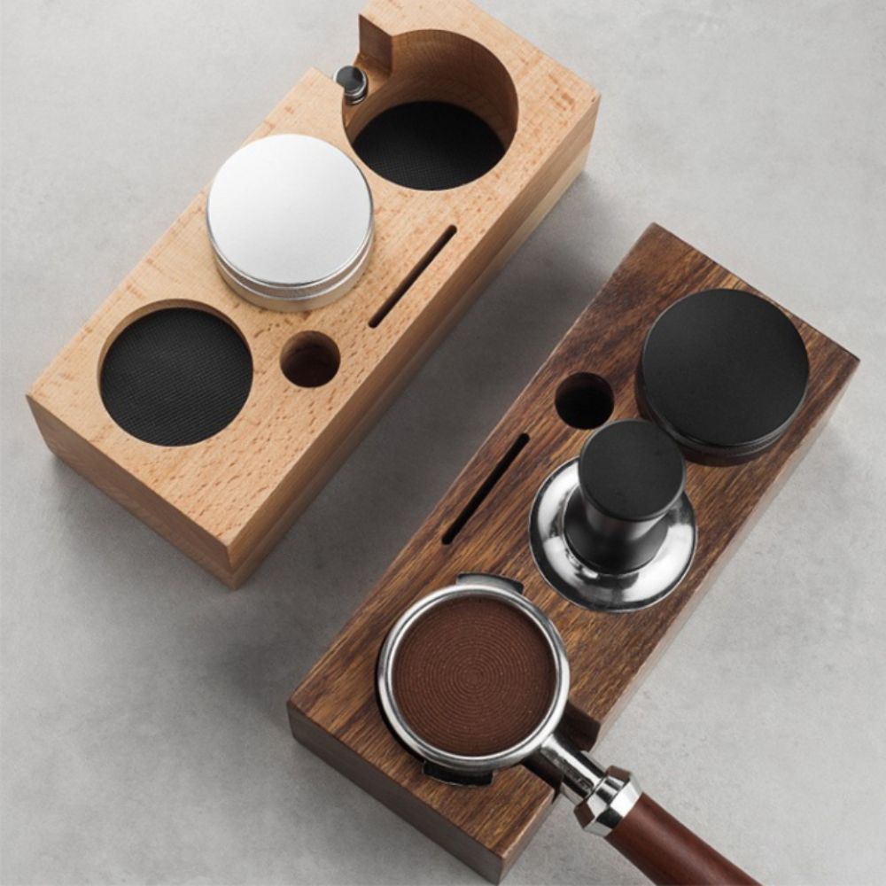 3 in 1 Wooden Coffee Tamper St - Coffee Equipment Holder ulasan dan harga