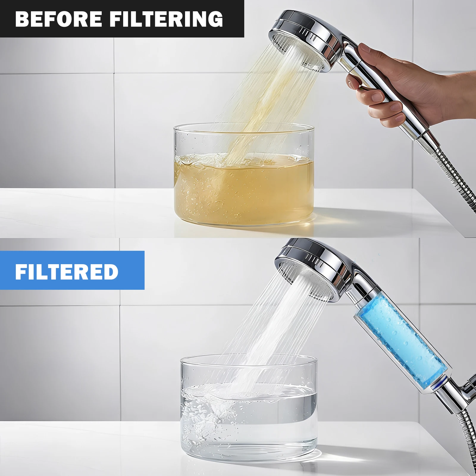 20Pcs Shower Head Filter PP Co - Water Filter Cartridge ulasan dan harga